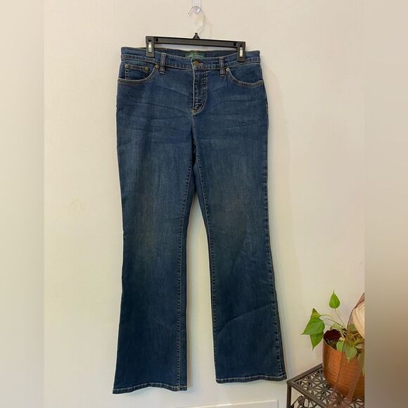 LRL Lauren Jeans CO. Ralph Lauren Classic Bootcut Jeans Women Size 10 - Picture 1 of 8